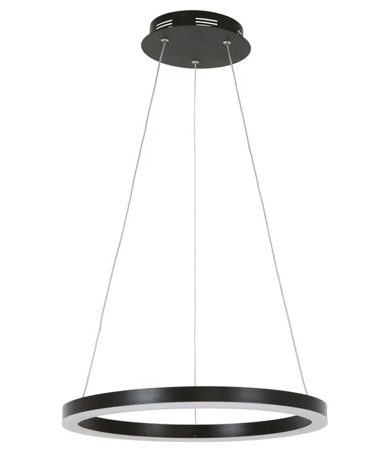 Lucci Connect Circa II LED Colour-Shifting RGB Smart Ring Pendant in Black